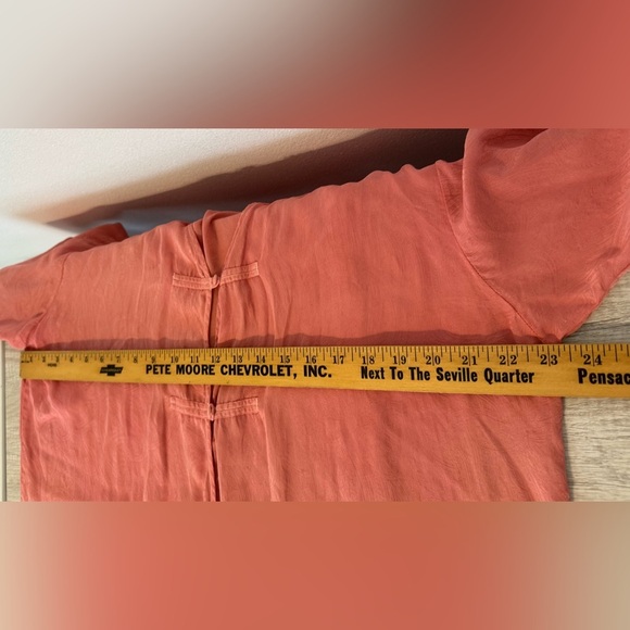 Vintage Victorias Secret Gold Label Silk Pajama Top Sleepwear Size Large *read - Picture 8 of 10